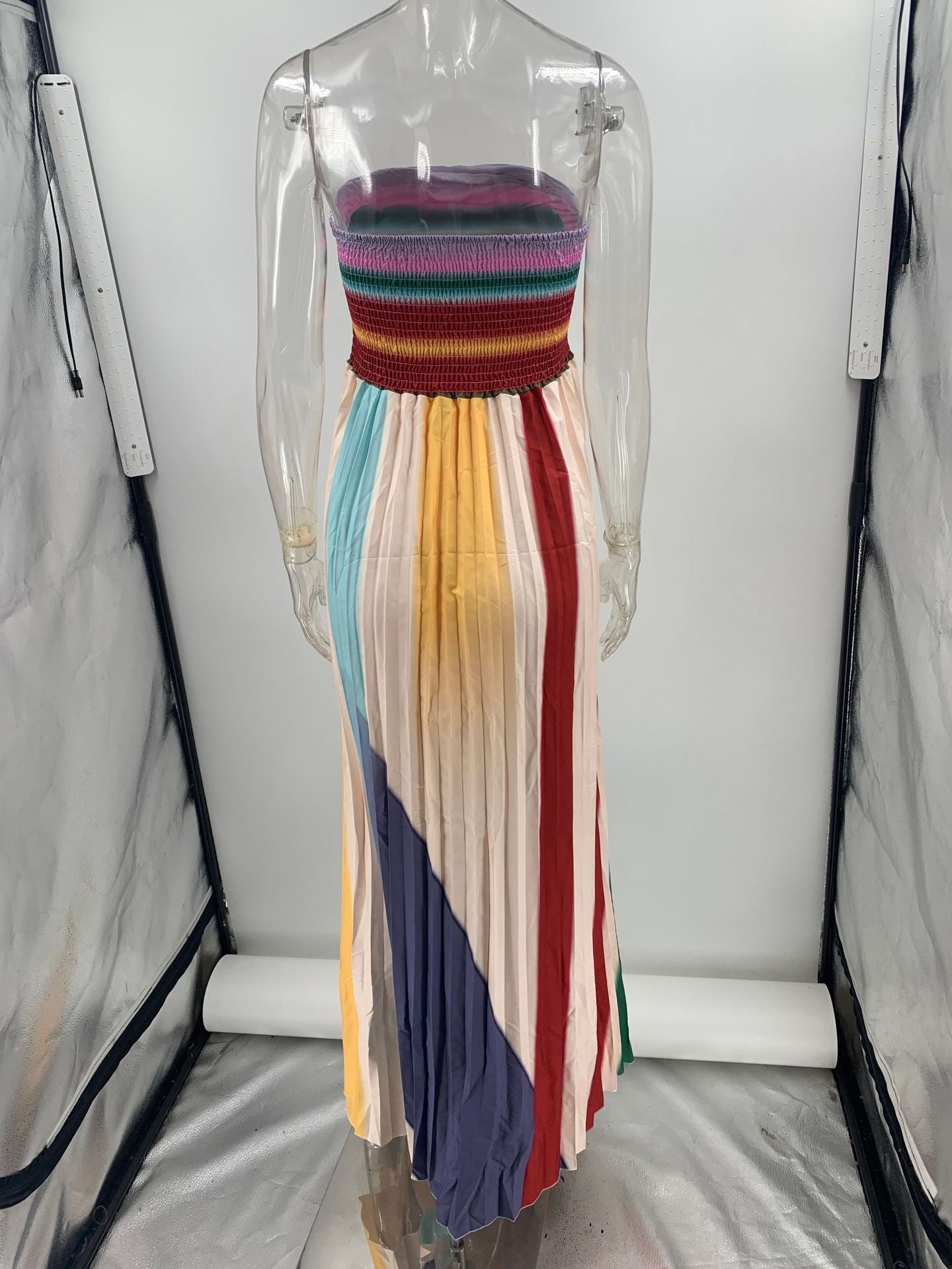 Prism Rainbow Swing Maxi Dress alternate