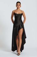 Sienna Backless Ruffle Slit Maxi Dress alternate